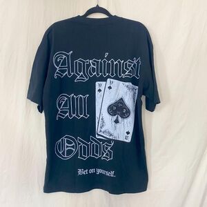 NWOT Oversized Pump Cover T-Shirt - Against All Odds Workout Tee Vital Apparel M